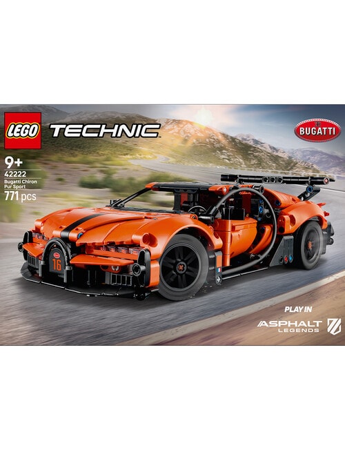 LEGO Technic Bugatti Chiron Pur Sport Hypercar, 42222 product photo View 15 L