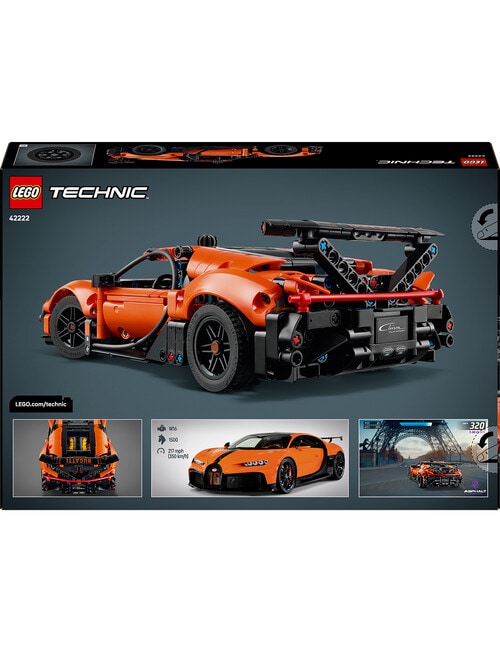 LEGO Technic Bugatti Chiron Pur Sport Hypercar, 42222 product photo View 17 L