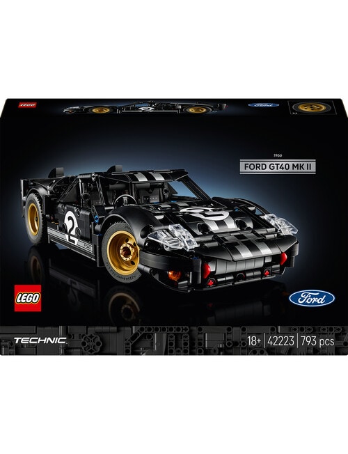 LEGO Technic 1966 Ford GT40 MKII Race Car, 42223 product photo View 03 L