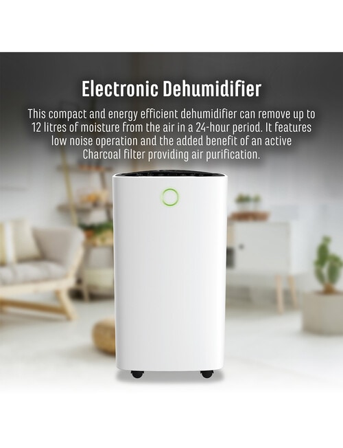 Sheffield 12L Electronic Dehumidifier, PL618 product photo View 03 L