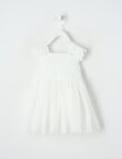 Teeny Weeny All Dressed Up Sleeveless Dress, White product photo