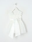 Teeny Weeny All Dressed Up Sleeveless Dress, White product photo View 02 S