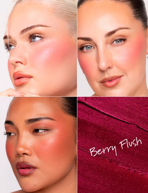 Breeze Balm Powder Play Blush Stick, Berry Flush, 9.5g product photo View 02 L