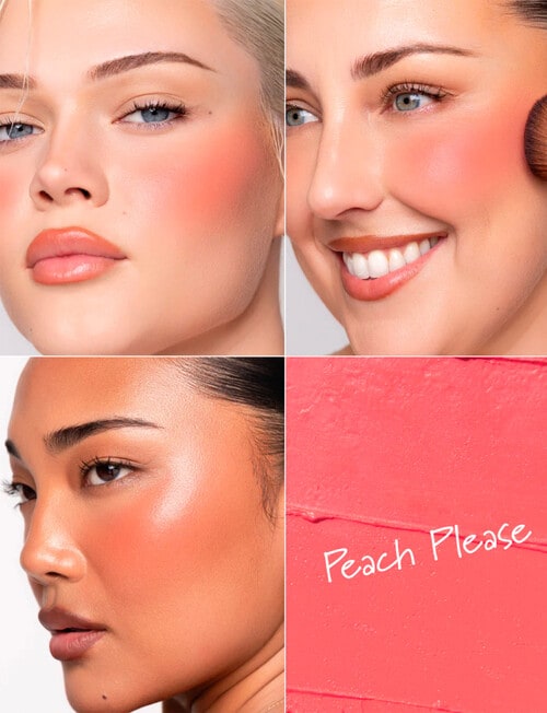 Breeze Balm Powder Play Blush Stick, Peach Please, 9.5g product photo View 02 L