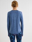 Superfit Limitless Long Sleeve Tee, Bright Navy product photo View 02 S
