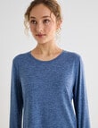 Superfit Limitless Long Sleeve Tee, Bright Navy product photo View 04 S
