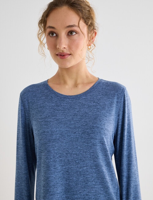 Superfit Limitless Long Sleeve Tee, Bright Navy product photo View 04 L