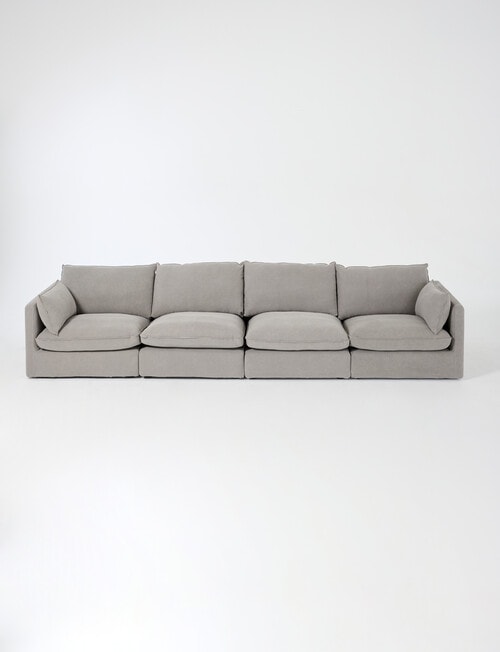 Marcello&Co Aspen Fabric Modular Armless, Grey V2 product photo View 09 L