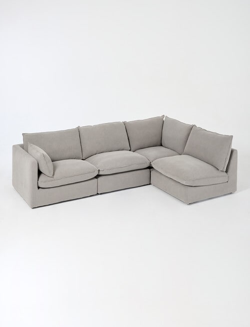 Marcello&Co Aspen Fabric Modular Armless, Grey V2 product photo View 12 L