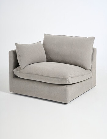 Marcello&Co Aspen Fabric Modular Left Hand Facing, Grey V2 product photo