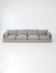 Marcello&Co Aspen Fabric Modular Left Hand Facing, Grey V2 product photo View 09 S