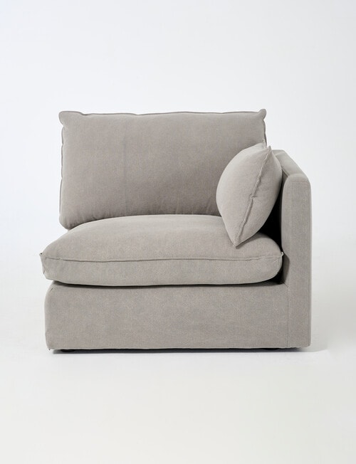 Marcello&Co Aspen Fabric Modular Right Hand Facing, Grey V2 product photo View 03 L