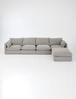 Marcello&Co Aspen Fabric Modular Right Hand Facing, Grey V2 product photo View 11 S