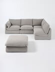 Marcello&Co Aspen Fabric Modular, Ottoman product photo View 11 S