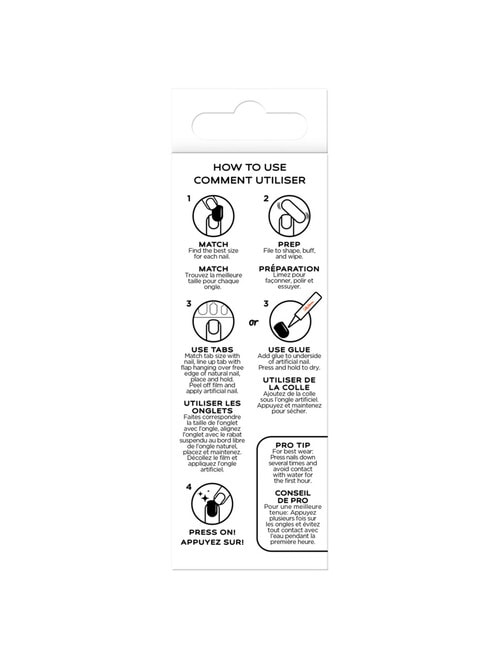 Sally Hansen Press On Nails, On Pointe product photo View 05 L