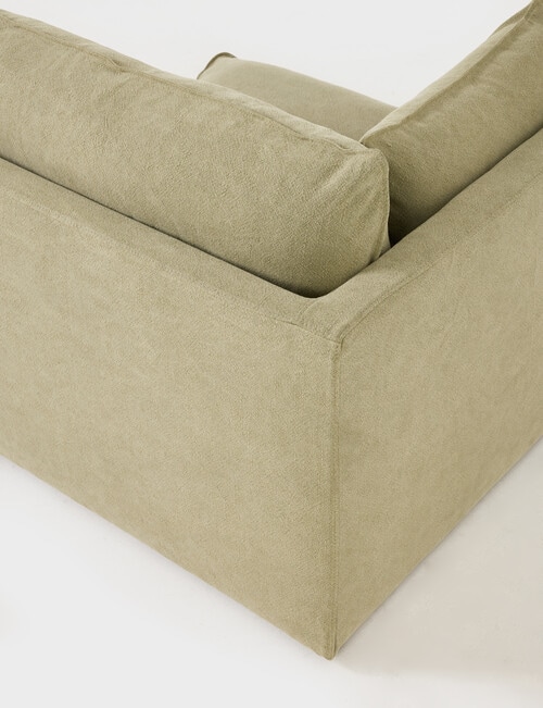 Marcello&Co Aspen Fabric Modular Left Hand Facing, Sage V2 product photo View 05 L