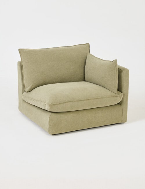 Marcello&Co Aspen Fabric Modular Right Hand Facing, Sage V2 product photo