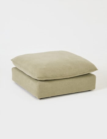 Marcello&Co Aspen Fabric Modular Ottoman, Sage V2 product photo