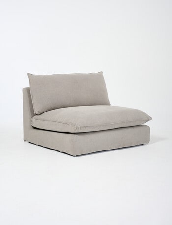 Marcello&Co Aspen Maxi Fabric Modular Armless, Grey V2 product photo