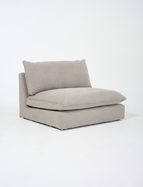 Marcello&Co Aspen Maxi Fabric Modular Armless, Grey V2 product photo