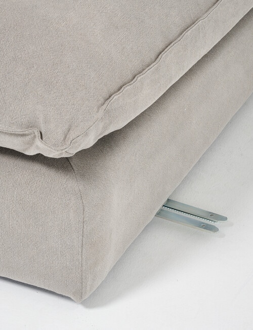 Marcello&Co Aspen Maxi Fabric Modular Armless, Grey V2 product photo View 07 L