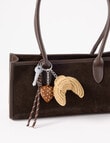 Xcesri Croissant Keychain, Brown product photo View 02 S