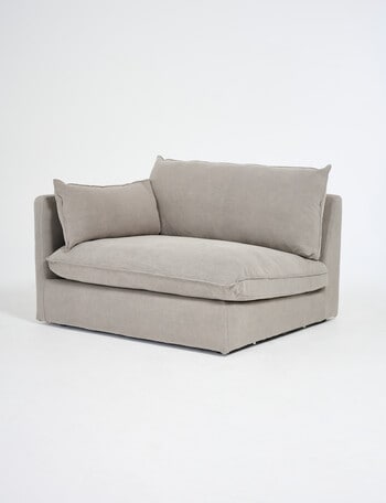 Marcello&Co Aspen Maxi Fabric Modular Left Hand Facing, Grey V2 product photo