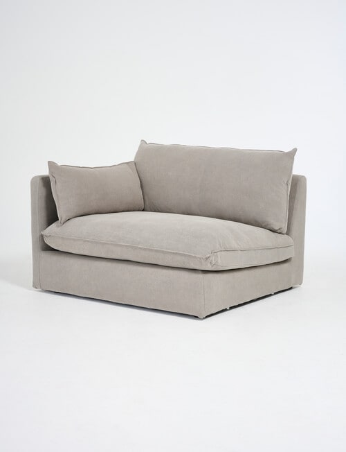 Marcello&Co Aspen Maxi Fabric Modular Left Hand Facing, Grey V2 product photo