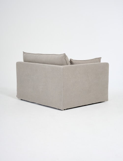 Marcello&Co Aspen Maxi Fabric Modular Left Hand Facing, Grey V2 product photo View 02 L