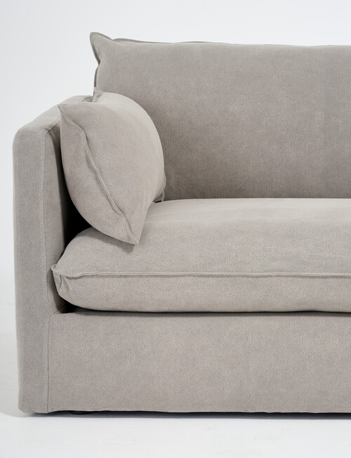 Marcello&Co Aspen Maxi Fabric Modular Left Hand Facing, Grey V2 product photo View 04 L