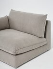 Marcello&Co Aspen Maxi Fabric Modular Left Hand Facing, Grey V2 product photo View 05 S