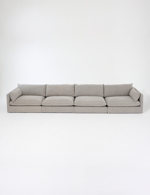 Marcello&Co Aspen Maxi Fabric Modular Right Hand Facing, Grey V2 product photo View 08 L