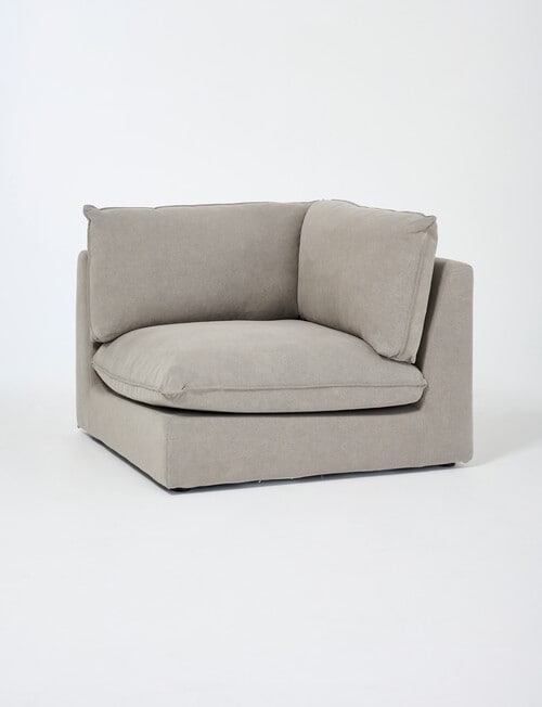 Marcello&Co Aspen Maxi Fabric Modular Corner, Grey V2 product photo