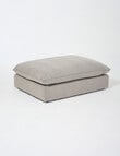 Marcello&Co Aspen Maxi Fabric Modular Ottoman, Grey V2 product photo