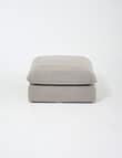 Marcello&Co Aspen Maxi Fabric Modular Ottoman, Grey V2 product photo View 03 S
