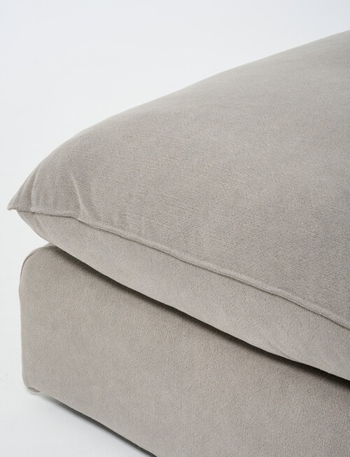 Marcello&Co Aspen Maxi Fabric Modular Ottoman, Grey V2 product photo View 05 L