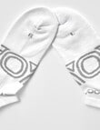 Jockey Woman Perform No Show Socks, 2-Pack, White & Blue, 3-11 product photo View 04 S