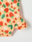 Teeny Weeny Cherry Sleeveless Swimsuit, Pink product photo View 03 S