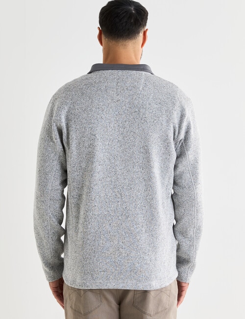 Logan Fleece Drum Sweatshirt, Grey product photo View 02 L