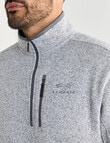 Logan Fleece Drum Sweatshirt, Grey product photo View 07 S