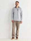 Logan Fleece Drum Sweatshirt, Grey product photo View 08 S