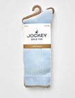 Jockey Woman Gold Top Crew Socks, 3-Pack, Blue, Fawn & Black, 3-8 product photo View 02 S