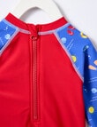 Teeny Weeny Swim Rash Suit, Red Crab product photo View 05 S