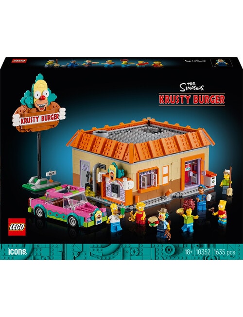 Lego Icons The Simpsons: Krusty Burger, 10352 product photo View 03 L