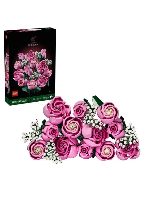 LEGO Botanicals Bouquet of Pink Roses, 10374 product photo