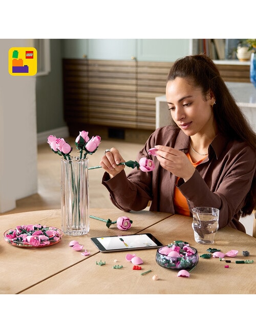 LEGO Botanicals Bouquet of Pink Roses, 10374 product photo View 09 L