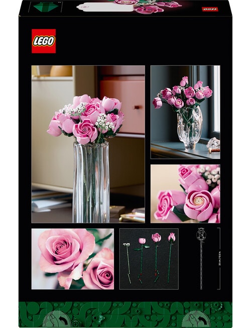 LEGO Botanicals Bouquet of Pink Roses, 10374 product photo View 13 L
