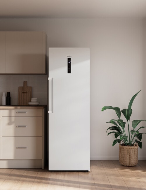 Haier 272L 300 Series Hybrid Vertical Freezer, White product photo View 09 L