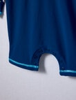 Teeny Weeny Swim Rash Suit, Navy Shark product photo View 04 S
