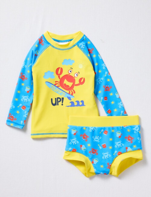 Teeny Weeny Swim Rash Top & Nappy Set, 2-Piece product photo